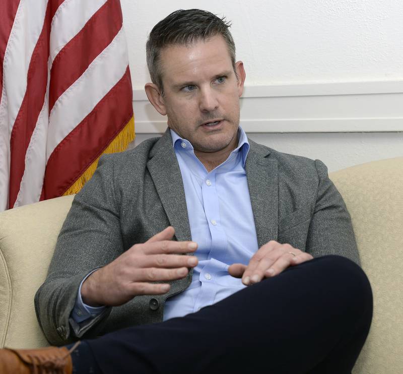 U.S. Rep. Adam Kinzinger (R-Channahon) talks about the one-year anniversary of the Jan. 6 attack on the U.S. Capitol.