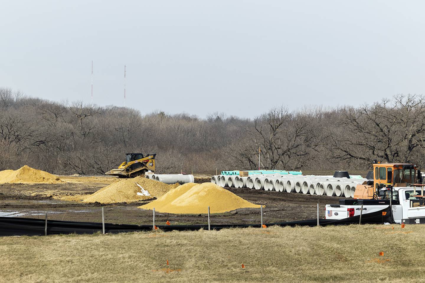 Construction on the Gateway Project on South Galena Avenue in Dixon is well underway Wednesday, March 15, 2023.