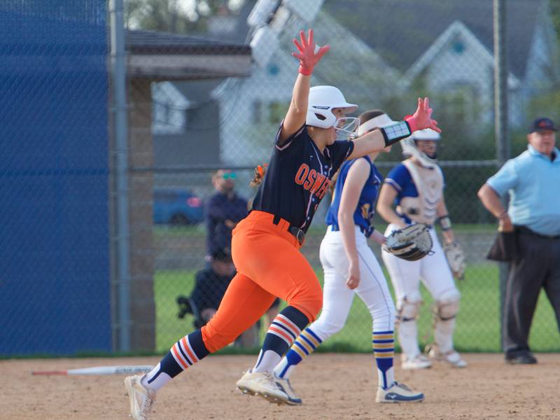 Oswego stuns Wheaton North with four straight homers in six-run seventh, wins sectional final rematch