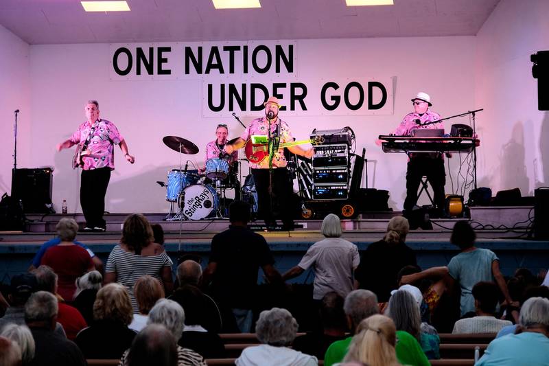 The Sting Rays played before  a new Jamboree record crowd of 1,350 on Friday, July 5, 2024. Howard & the White Boys will perform on Friday, July 12. The show starts at 7 p.m.