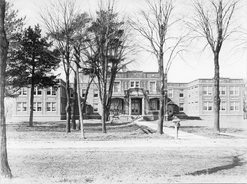 The DeKalb County Infirmary on Sycamore Road is pictured in 1916.