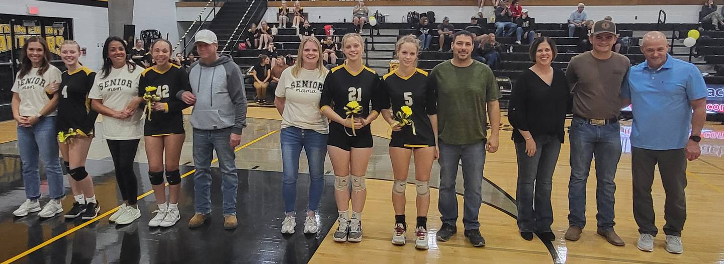Putnam County High School recently recognized its fall sports senior athletes and parents.