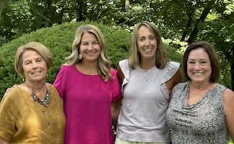 This year's Child Welfare Guild officers are  are (from left) Cathy Cook, vice president; Cortney Kaufman, secretary; Devon Henson, treasurer; and Jeanne Armstrong, president.