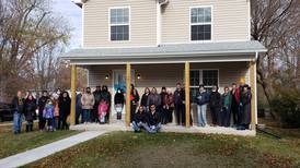 Will County Habitat for Humanity dedicated 1st home in Elwood
