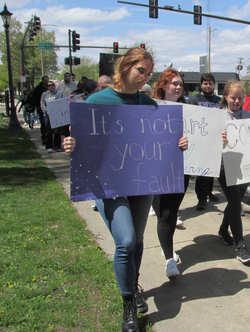 Dozens participated Saturday, April 29, 2023, in the March to Believe at Washington Square in Ottawa.