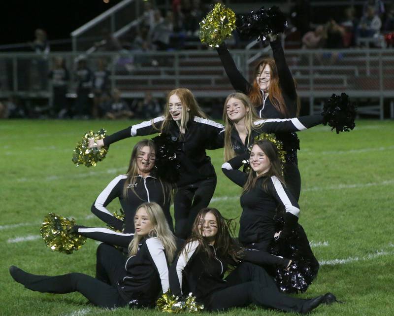 The Putnam County Panteras perform at halftime on Friday, Sept. 29, 2023 at Richard Nesti Stadium.