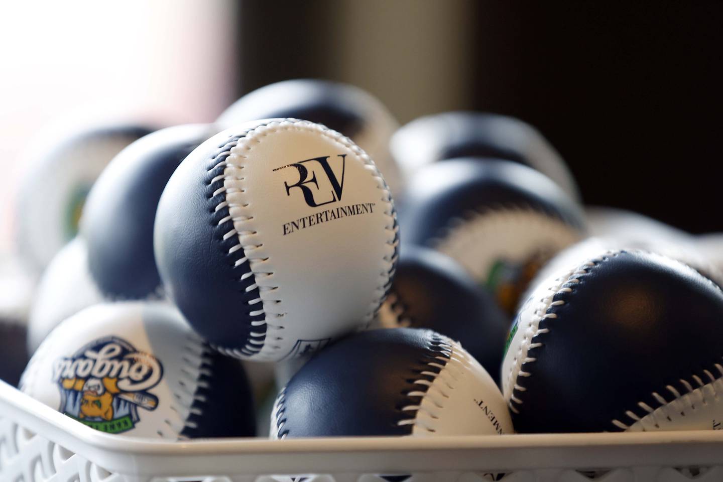 Rev Entertainment announced they are the new owners of the Kane County Cougars during a press conference Wednesday, April 2, 2025 at Northwestern Medicine Field in Geneva Ill.