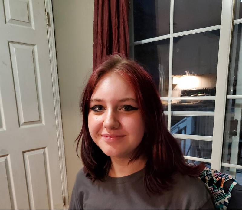 Gracie Sasso-Cleveland, 15, of DeKalb, (shown in this picture dated 2021) was found dead by police Sunday, May 7, 2023, her body discarded in a dumpster in the 500 block of College Avenue in DeKalb after her family reported May 6 they hadn't seen her since May 4, 2023. Timothy Doll, 29, is charged with murder in her death.