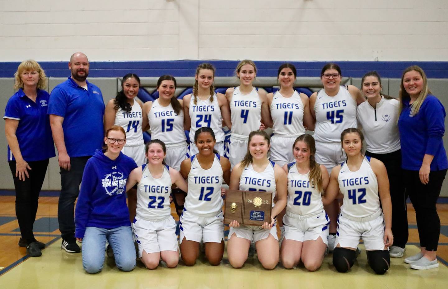The Princeton Tigresses defeated E-P to claim Saturday's championship of the Princeton Holiday Tournament. It was Princeton's first title since 2011.