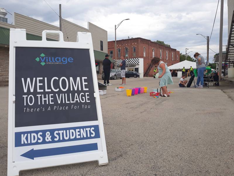 A number of ball and ring toss games were set up by The Village Church in Seneca as part of the Shipyard Days activities Wednesday, Aug. 3, 2022.
