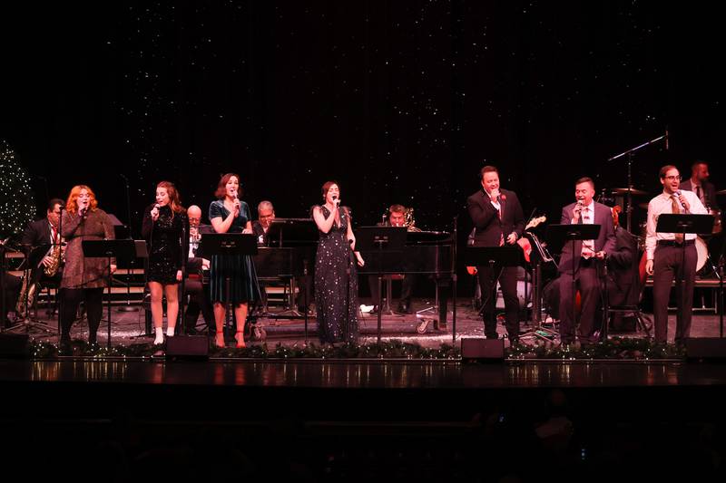 Singers perform at the A Very Rialto Christmas show on Monday, November 21st in Joliet.
