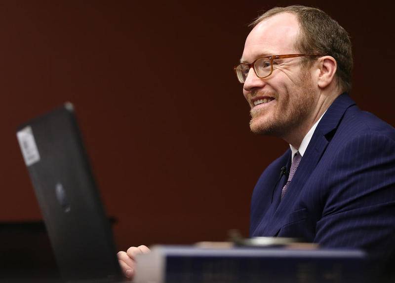 McHenry County State's Attorney Patrick Kenneally during a news conference Dec. 5, 2019, inside the State's Attorney's Office in Woodstock.