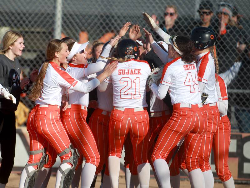 Softball: Hayden Sujack’s homer, Holly Smith’s diving stop help St. Charles East top St. Charles North