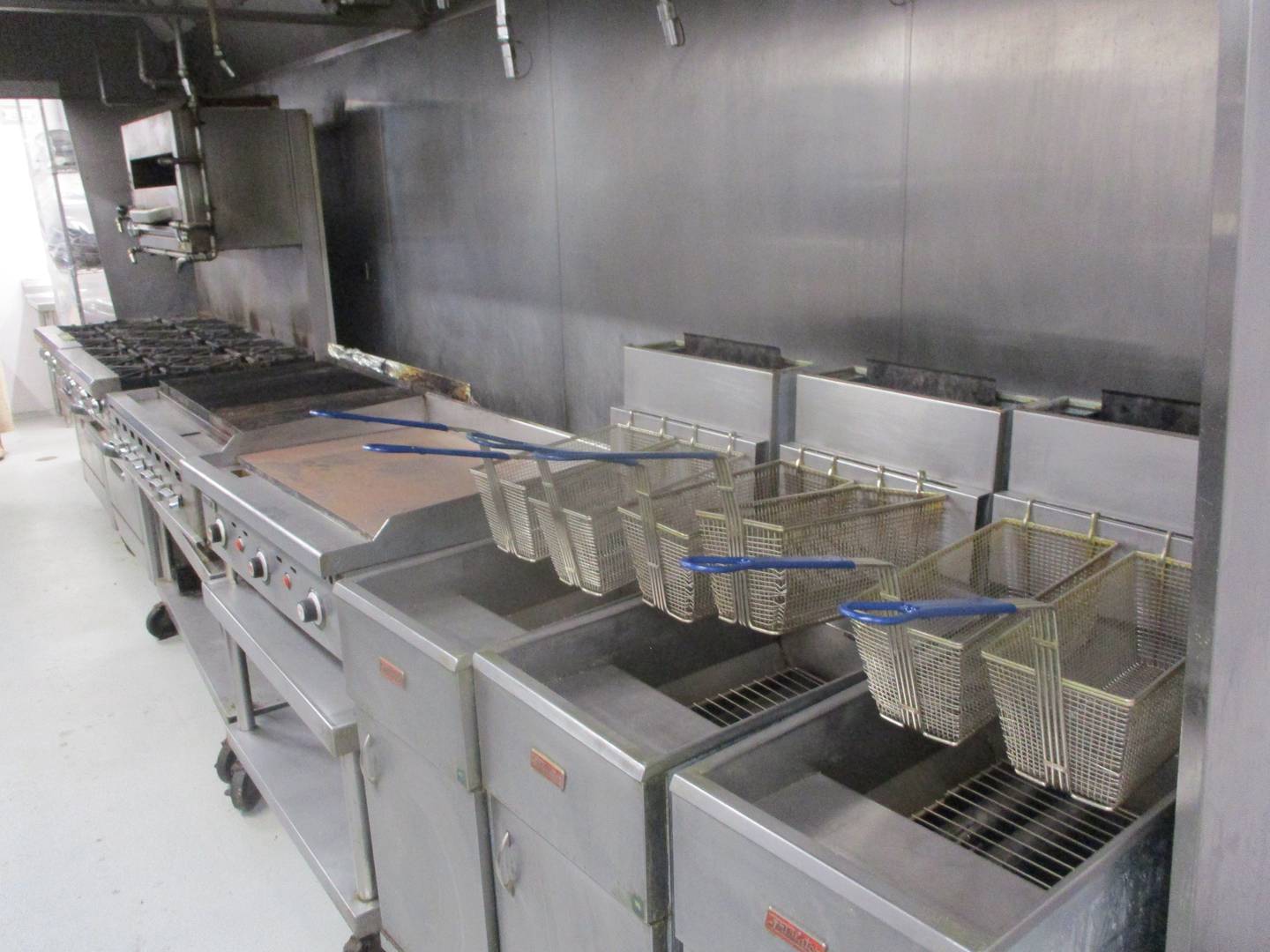 Stoves, fryers and other equipment in the kitchen the former MyGrain Brewing Co. brewpub in Joliet remain at the space at Union Station. April 23, 2025