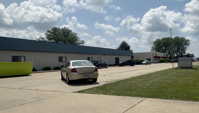 An exterior view of the possible future location of the Illinois Valley Food Pantry, located at 4133 Progress Road in Peru.  The current building housed Hoover's Manufacturing Company.