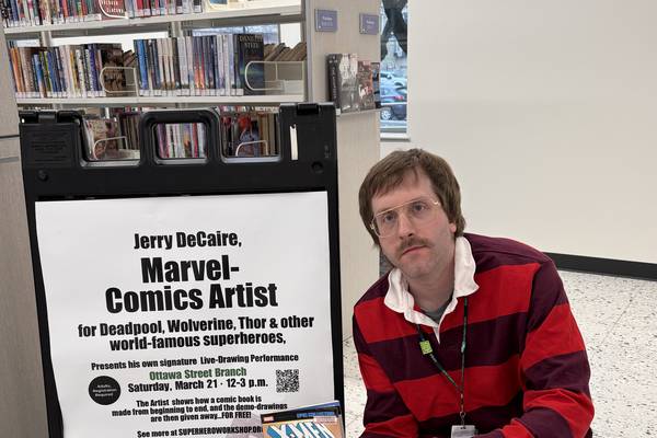 Joliet Public Library hosting Marvel comic book artist 