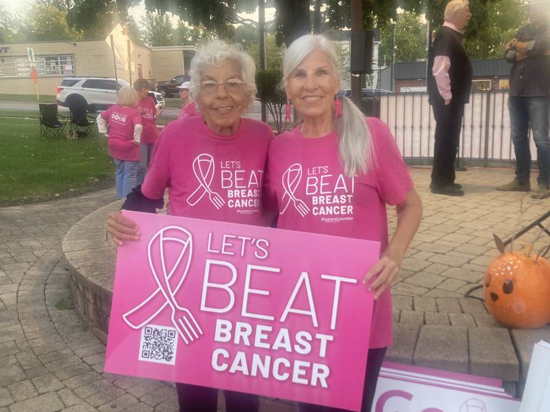 Event organizer Janet Pearson and her mother Lonnie Jamicich, who she cites as her health inspiration. 
Thursday, Oct. 16, 2025.