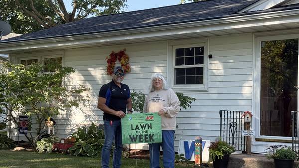 Stover wins Rochelle Chamber Lawn of the Week designation