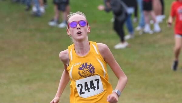 2025 NewsTribune Girls Cross Country All Area team