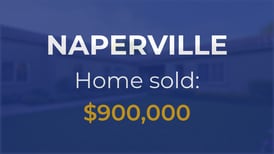 Single-family home sells in Naperville for $900,000