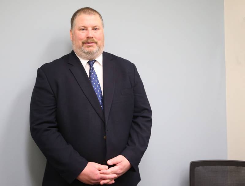 Bureau County States Attorney Dan Anderson poses for a photo on Monday, Nov. 25, 2024 at the Bureau County Courthouse in Princeton.