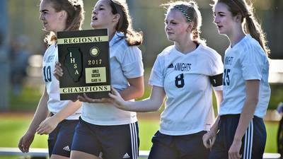 High school sports roundup: IC Catholic girls soccer rolls into sectional final