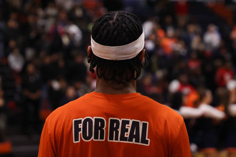Romeoville’s Troy Cicero Jr. before the game against Joliet West on Tuesday January 31st, 2023.