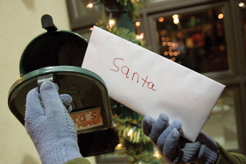 Letters to Santa Claus can be dropped into the mailbox in front of the Channahon Park District's Arrowhead Community Center through Dec. 10. Santa promises to write back to all the children who send him letters.