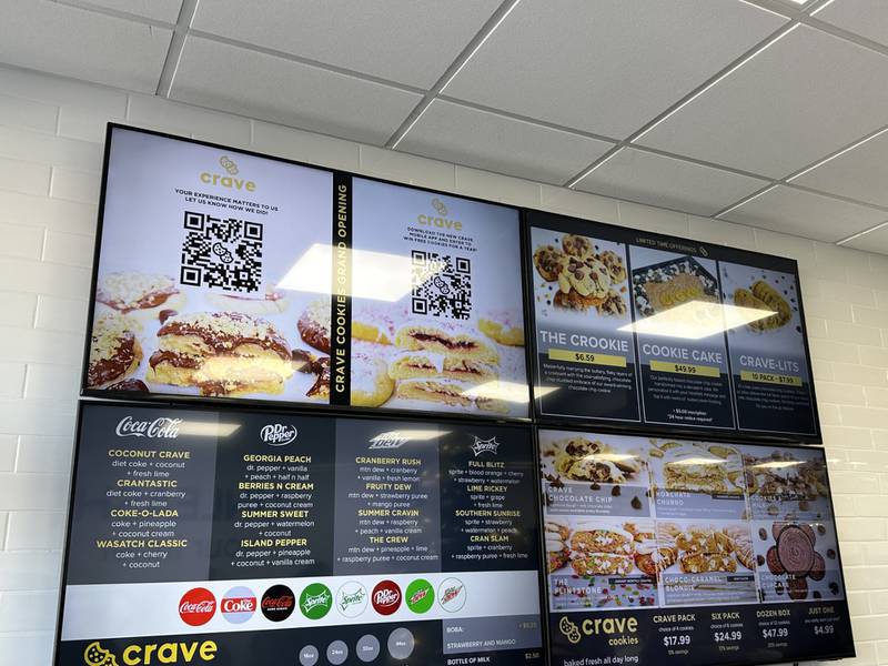 Crave Cookies in Joliet is a gourmet cookie store that offers six new flavors every week. The store opened Jan. 25.