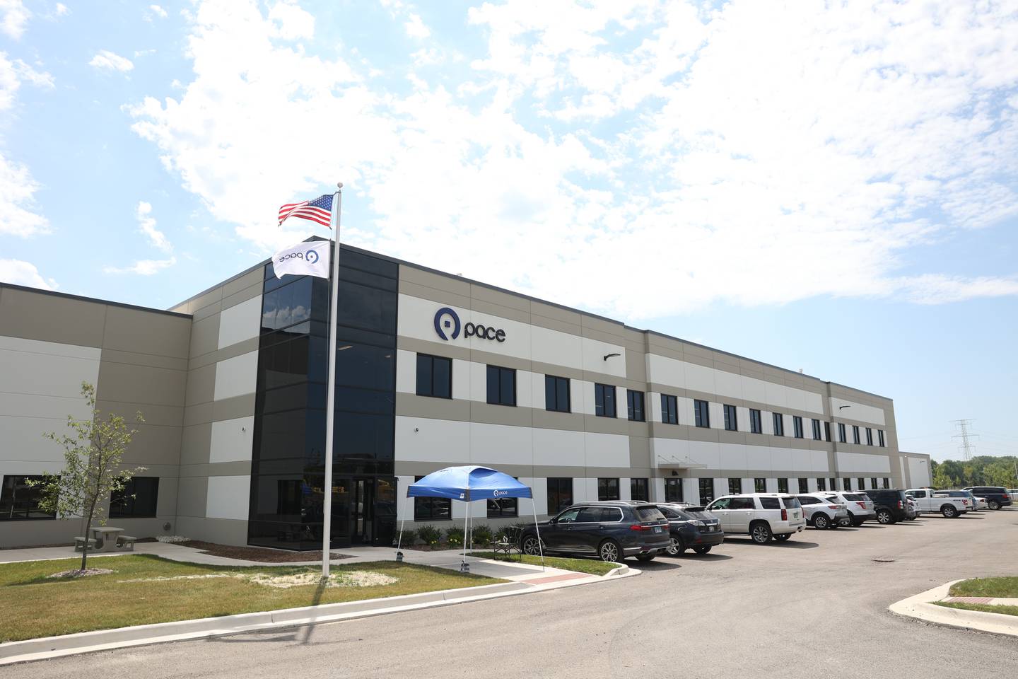 Pace’s new 264,000 square foot state-of-the-art facility in Plainfield. Thursday, July 21, 2022 in Plainfield.