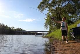 Mother-son team enjoy fishing as annual derby continues