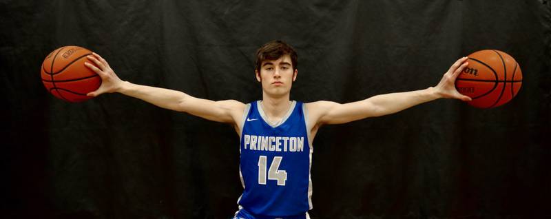 Princeton's Grady Thompson is the 2022-23 BCR Basketball Player of the Year.