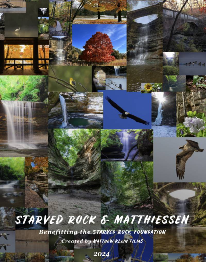 The Starved Rock and Matthiessen state parks 2024 calendar is for sale. The proceeds benefit the Starved Rock Foundation.