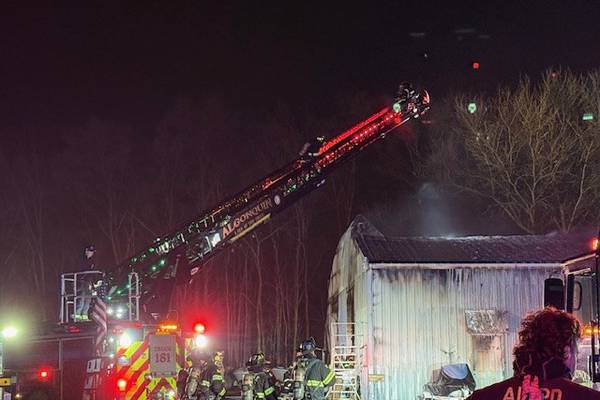 Lake in the Hills fire guts power sports storage building
