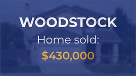 Woodstock: Residential home sells for $430,000