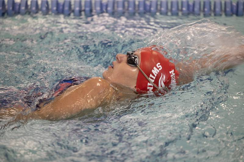Morrison’s Leah Swanson competes against Sterling Wednesday, Aug. 28, 2024 at Morrison High School.