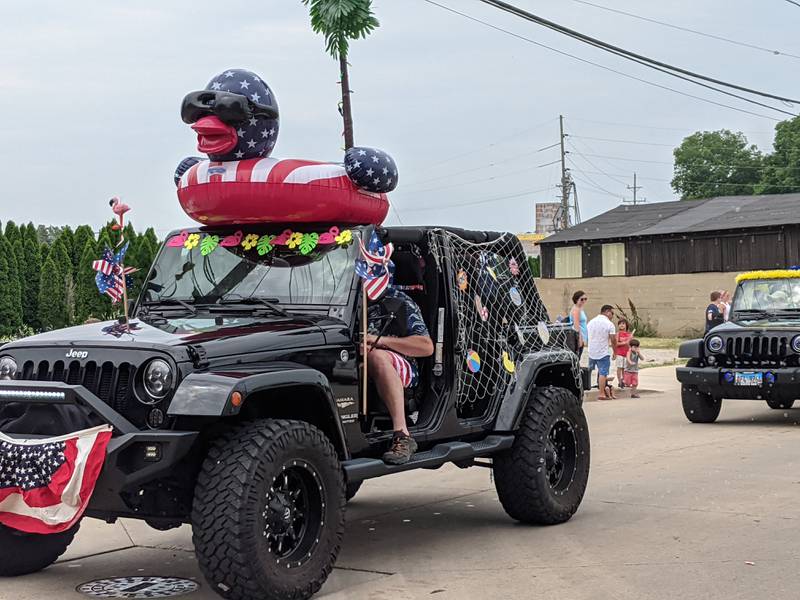 Sandwich Park District’s Freedom Days Parade marched through downtown Sandwich on July 1.