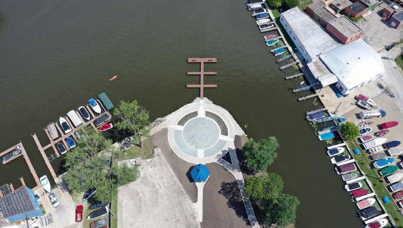McHenry Riverwalk Foundation recently completed improvements to Miller Point