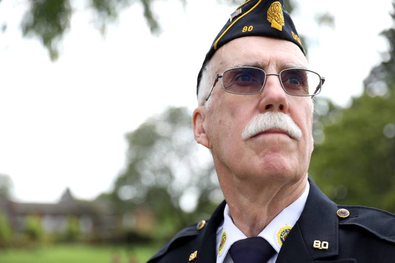 Dick Rooney of Westmont, at the Downers Grove American Legion Post 80, served in the Air Force reserves as a pharmacist.