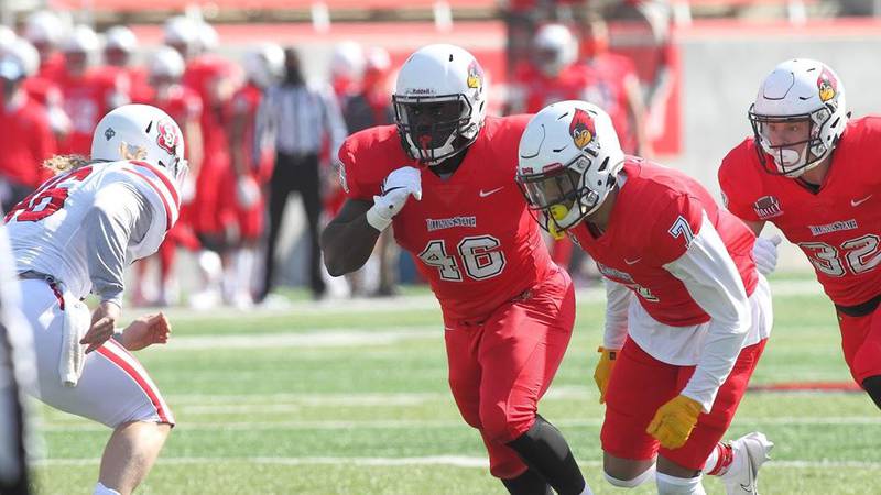 Illinois State University fullback Tim McCloyn