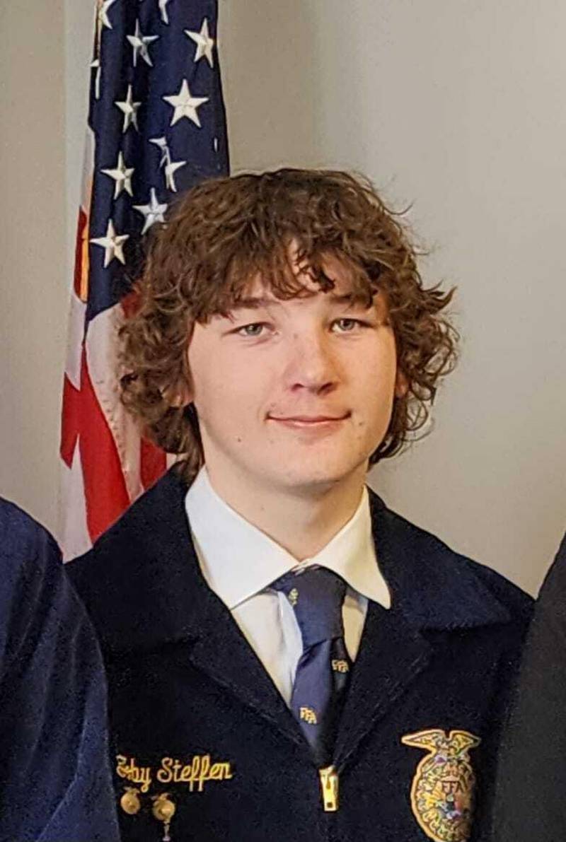 Newark student Toby Steffen was named the state winner of the Specialty Crop Production category of the State FFA Awards Day.