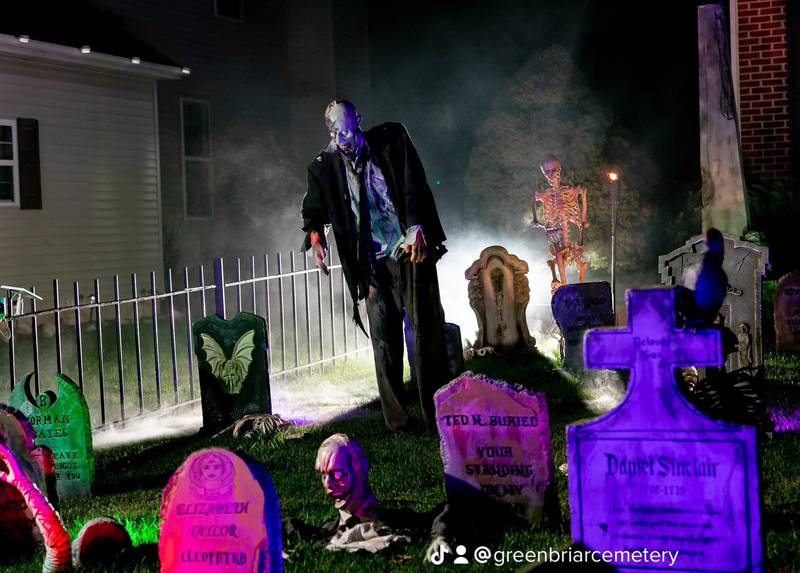 Greenbriar Cemetery is located at the Nausid family home at 49 Greenbriar Drive in Gilberts.
