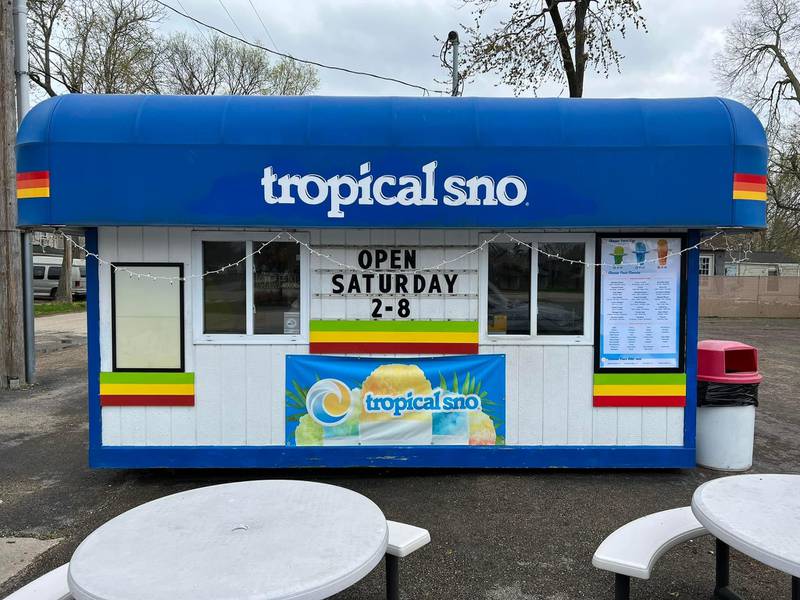 Tropical Snos will reopen in Ottawa, Streator; and Utica will have a grand opening.