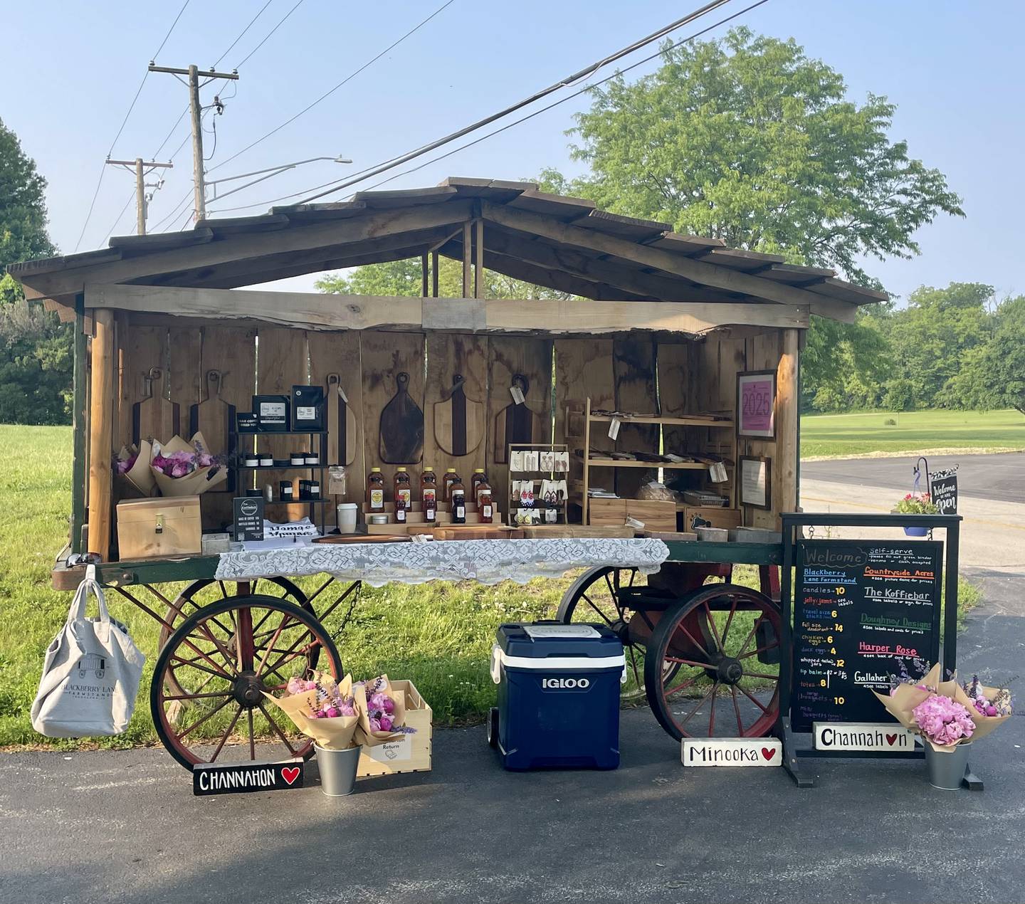 Blackberry Lane Farmstand in Channahon in June 2025.