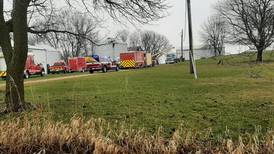 Crews rescue man entrapped in grain bin near Walnut