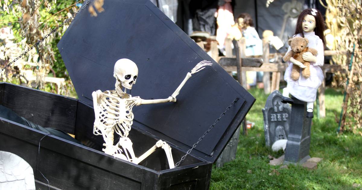 Halloween play land. Downers Grove family aims for spooky scary over