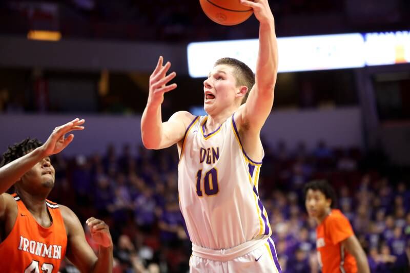Downers Grove North’s Bobby Grganto attempts a shot during the Class 4A Normal Supersectional game against Normal Community on Monday, March 4, 2024.