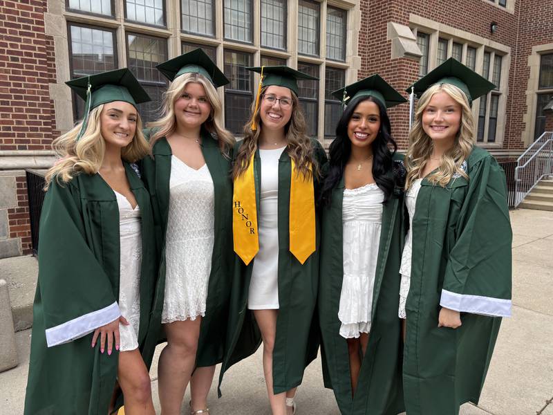 Glenbard West High School held its graduation ceremony on Thursday, May 22, 2025 at the school in Glen Ellyn.