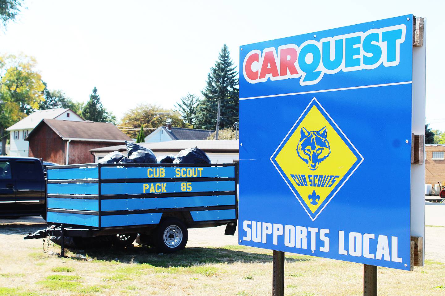 Carquest Auto Parts, 975 North Galena Ave. in Dixon, has supported community organizations such as Cub Scout Troop 85, which has a aluminum can collection trailer at the store.