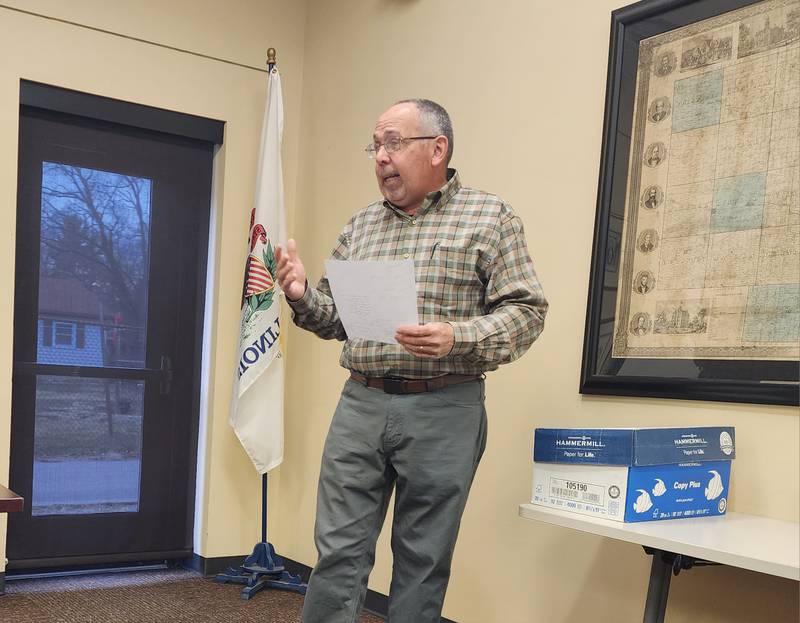 In the last of three Midwest Partners’ meet the candidate events, the lone Princeton mayoral candidate, Ray Mabry, took the opportunity to speaker to voters about his plans moving forward and the improvements he would like to see around Princeton.